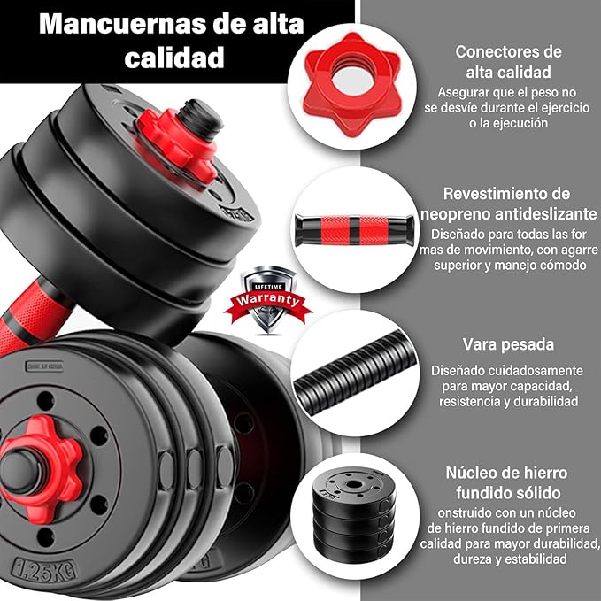 Mancuernas Ajustables 20 Kg